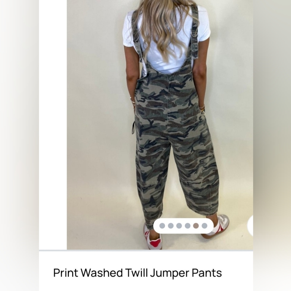 Easel Camo Jumpsuit for Women - Picture 2 of 3